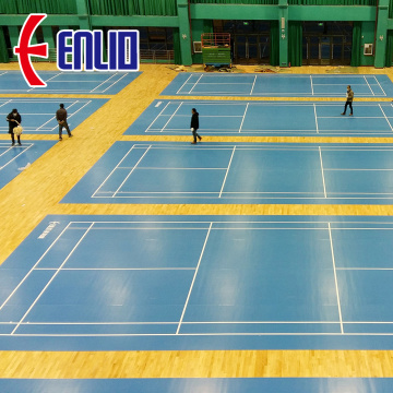 bule color BWF Pavimentazione da badminton approvata