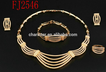 2015 new design jewelry/ silver jewelry/ african jewelry sets/ gold plated jewelry/ wedding jewelry FJ2546