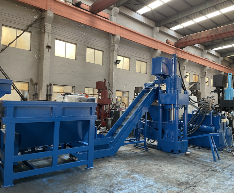 Aluminium Turnings Files Scrap Briquette Press Machine