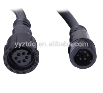 6 Pin waterproof connector cable