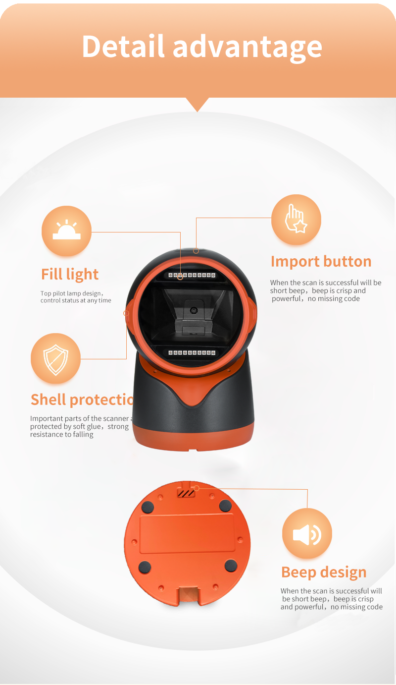 Desktop Barcode Scanner 