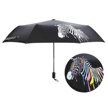 Unique Color-Changing Fashion Umbrellas for Outdoor Gifts When Wet
