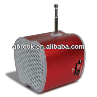 TF micro sd fm radio mini portable speakers for mobile phones