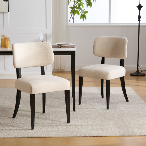 木製ダイニングチェア 2脚セット 3 Wooden Dining Chairs Set of 2 3