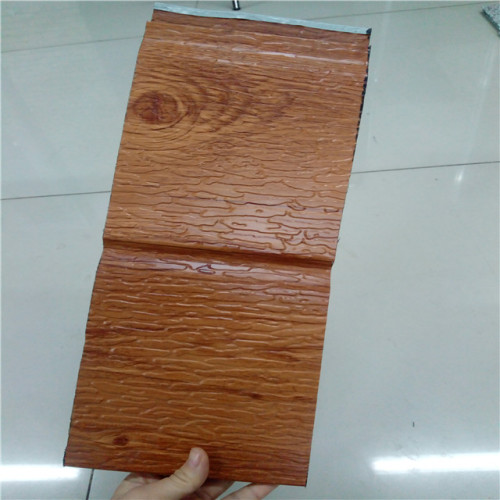 Faux wood PU foam insulation decorative wall planks