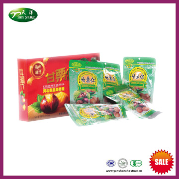 2015 Healthy Asian Organic Peeled Roasted Chestnuts Food Snacks