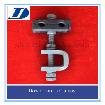 ADSS/OPGW OPTIC FIBER galvanized Down Lead Clamp