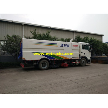 HOWO 10 CBM Vacuum Road Sweeper Trucks