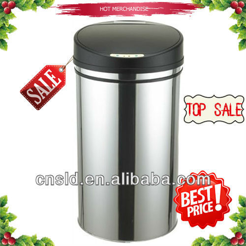 HOT SALE! Automatic Sensor Stainless Steel waste bin trash can dustbin garbage bin