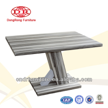 Modern wooden dining table