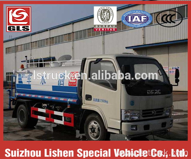 Dongfeng brand 6000 liter water tank truck