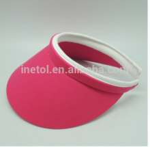 2017 new fashion best quality curved long bill sports type baseball cap sun visor cap