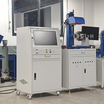 Split Flange Dot Peen Vertical Rotary Marking Machine