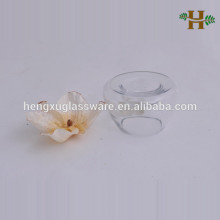 Handmade Clear Small Round Christmas Candle Holder Tealight Insert