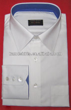 Classic man formal dress shirts High quality white twill man shirts