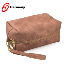 Cheap business trip carry - on leather toiletry bag