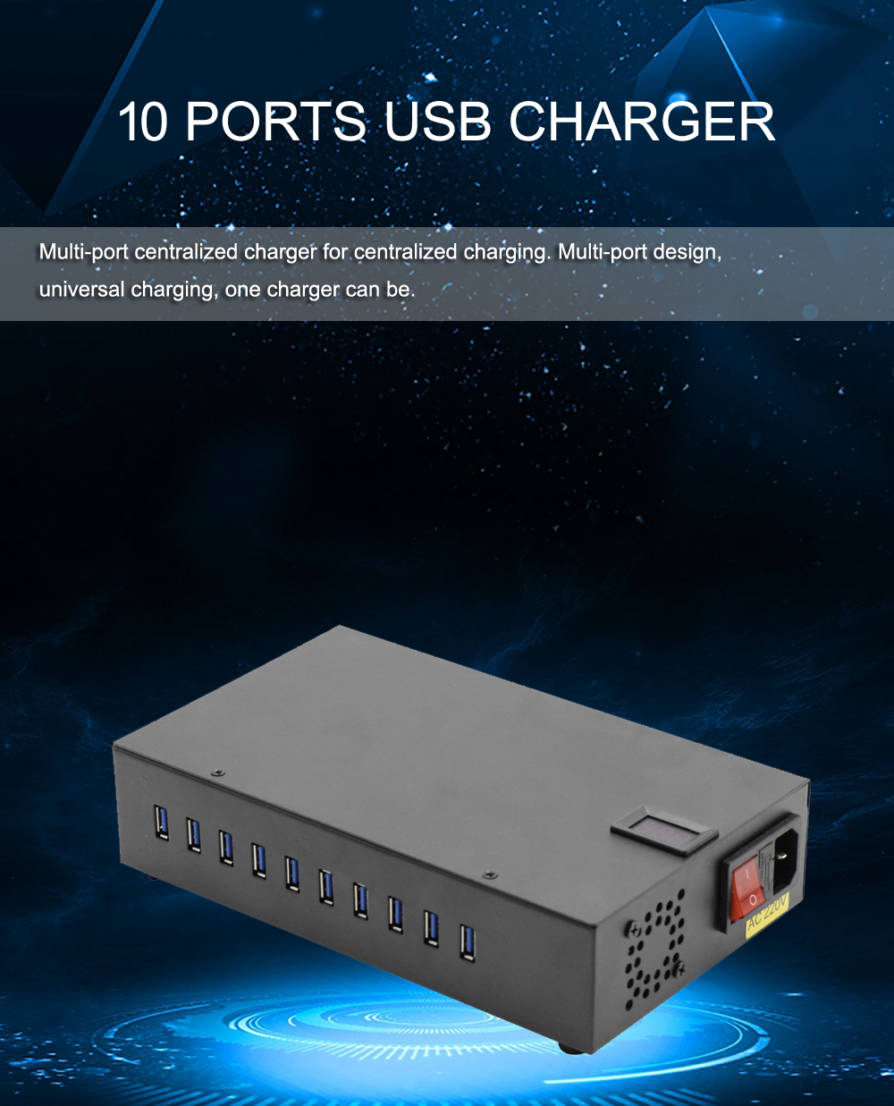 10 Port Usb Charger show