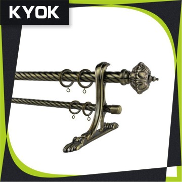 attractive design curtain rods for home decoration,excellent curtain accessories