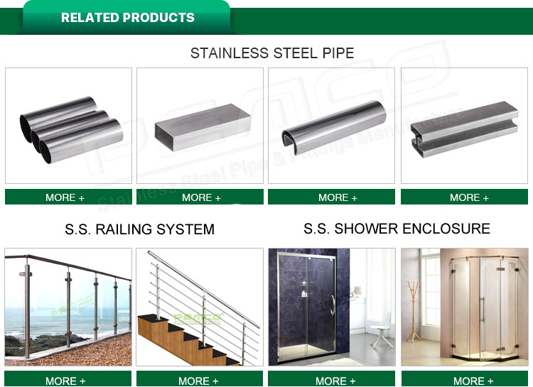 Casting Stainless Steel Wall Mounting Railing Support/Bracket with Fixed Saddle