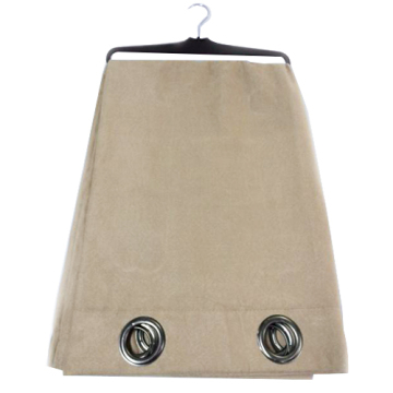 Beige window fabric curtain