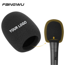 High-Quality Print Logo Microphone Foam Windscreen Cover