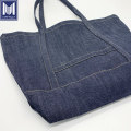 Mesdames Vintage Denim en tissu épaule Tote Mand