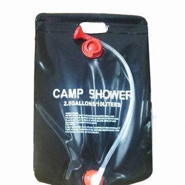 20/40L Outdoor Camp Shower/Solar Shower, Made of PVC