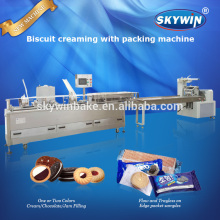 New Popular Chocoalte Coating Cream Sandwich Biscuit Machine Suppliers