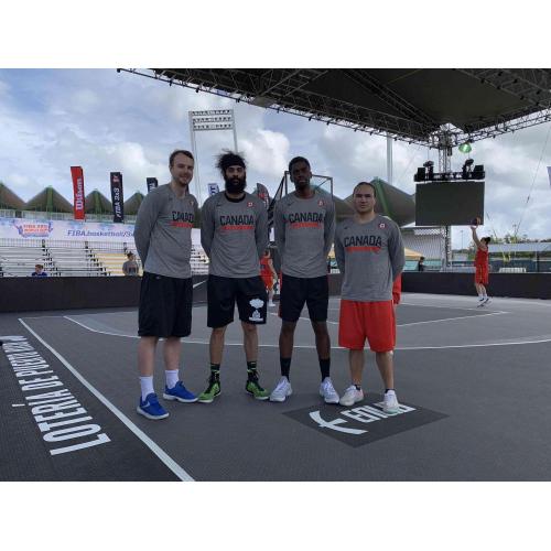 FIBA 3X3 인증 Enlio SES 프로 농구 스포츠 연동 코트 타일