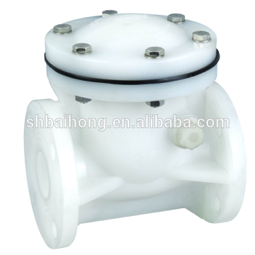 Flanged Swing type check valve in PVDF material