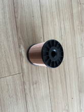 Copper-clad aluminum wire core production