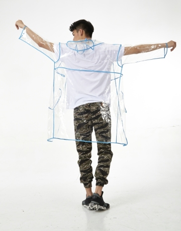 transparent raincoat