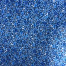 Small Flower Blue/Azure Printed Lining