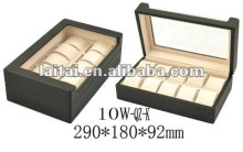MDF with PU watch collection box