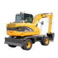 Rhinoceros 6 Ton wheel 0.3 bucket excavator for sale