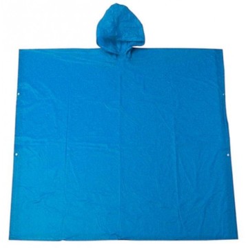 Poncho de pluie en PVC réutilisable personnalisé avec impression de logo