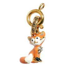 1119-QH Animal-shaped lovely key chains with gold plated