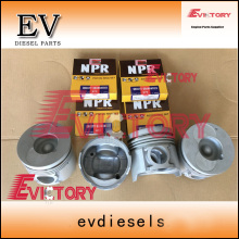 ISUZU engine parts piston 4BG1T piston ring
