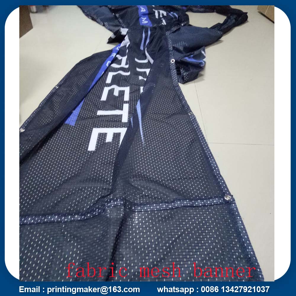 100m fabric mesh banner