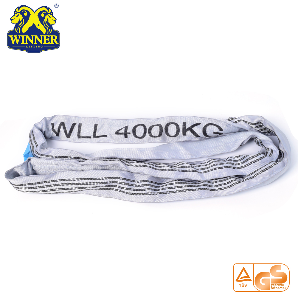 4T Heavy Duty Lifting Endless Round Polyester Sling