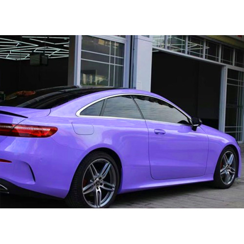 Super gloss purple car vinyl wrap