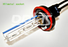6000k 35w Xenon Hid Bulbs , Metal Base H11 Hid Headlight