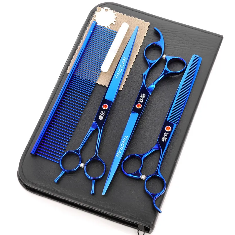 Color Printing Pet Grooming Tools Cutter Dog Hair Scissors