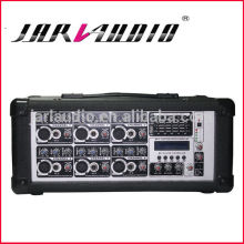 6ch audio sound mixer with usb , sound mixer with amplifier