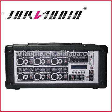 6ch audio sound mixer with usb , sound mixer with amplifier