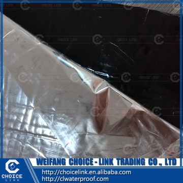 Self-adhesive basement waterproofing bitumen membrane