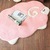 handmade Adorable pink sheep floor rug/ mat in Japanese style