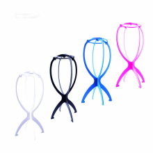 1PC Colorful SC Wig Stands Plastic Hat Display Wig Head Holders Mannequin Head/Stand Portable Folding Wig Stand