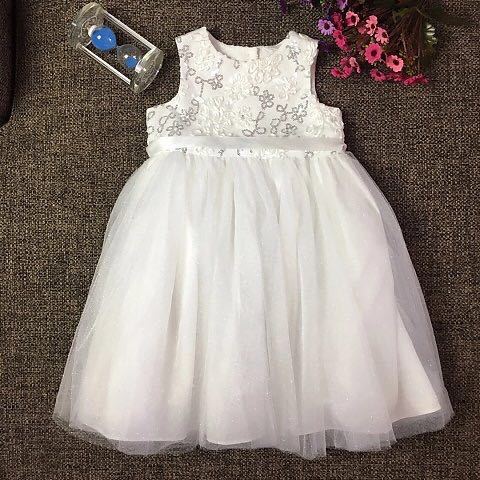 white lace Princess Dress