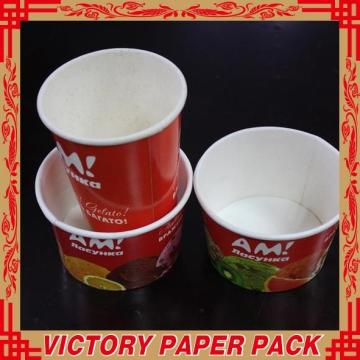 330ml paper cup with plastic lid